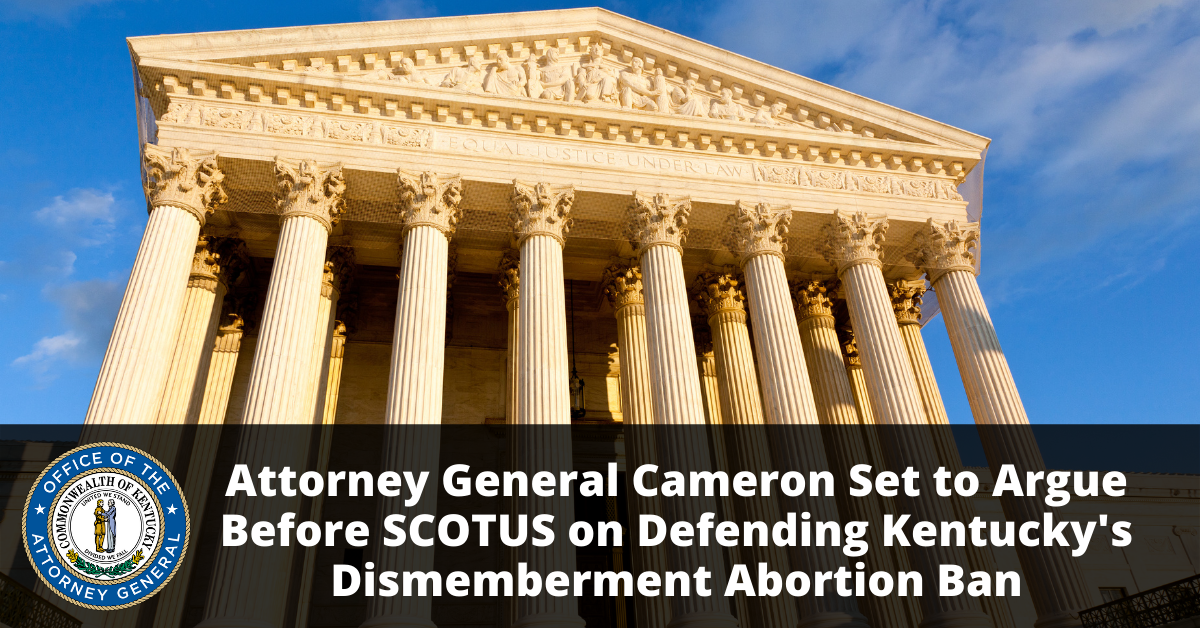 AG Cameron SCTUS Dismemberment Ban